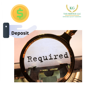 Deposit Required